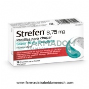 STREFEN 8,75 MG PASTILLAS PARA CHUPAR SABOR MIEL Y EUCALIPTO, 16 pastillas