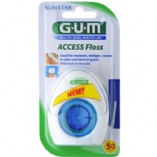 Gum implant floss sin cera seda dental 1 envase implantes - seda dental