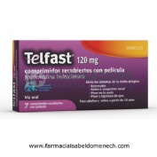 TELFAST 120 mg COMPRIMIDOS RECUBIERTOS CON PELICULA, 15 comprimidos