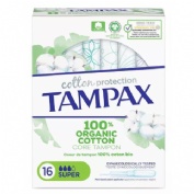 Tampax cotton protection  16 unidades super