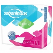 PROTECTOR DE CAMA - SABANINDAS ABSORBENTE NORMAL (60 X 90 25 U)