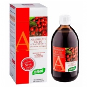 Arandano rojo cranberry jugo concentrado santiveri  1 envase 490 ml