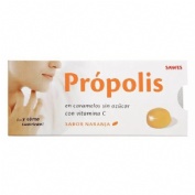 Propolis sawes en caramelos sin azucar (1 envase 22 g sabor naranja)