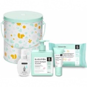 Cubo metal bebe mint & mostaza (pack)