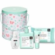 Cubo metal bebe mint & rosa (pack)
