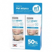 Isdin pack nutratopic pro-amp crema facial protectora 50ml 2u 50%