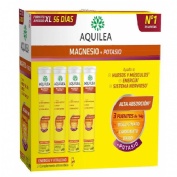 Aquilea magnesio+ potasio  56 comprimidos efervescentes sabor naranja formato xl
