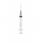 Jeringa de tres cuerpos con aguja - ico ( plus 3 (3.5 ml a:0.7 x 30g 22 1 3/16)