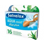 Salvelox aqua resist - aposito adhesivo aloe vera (16 apositos 72 mm x 19 mm)