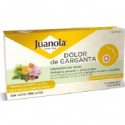 Juanola dolor de garganta propolis forte (20 comprimidos para chupar sabor suave balsamico)