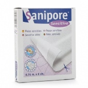 Sanipore aposito adhesivo banda 1 unidad 75 cm x 8 cm