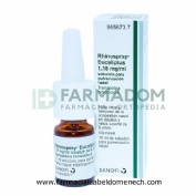 RHINOSPRAY EUCALIPTUS 1,18 mg/ ml SOLUCION PARA PULVERIZACION NASAL , 1 envase pulverizador de 10 ml