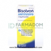 BISOLVON ANTITUSIVO 2 mg/ ml JARABE, 1 frasco de 200 ml